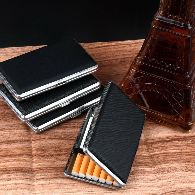 Smoking & Vaping Accessories - New 5.5 slim metal leather Cigarette