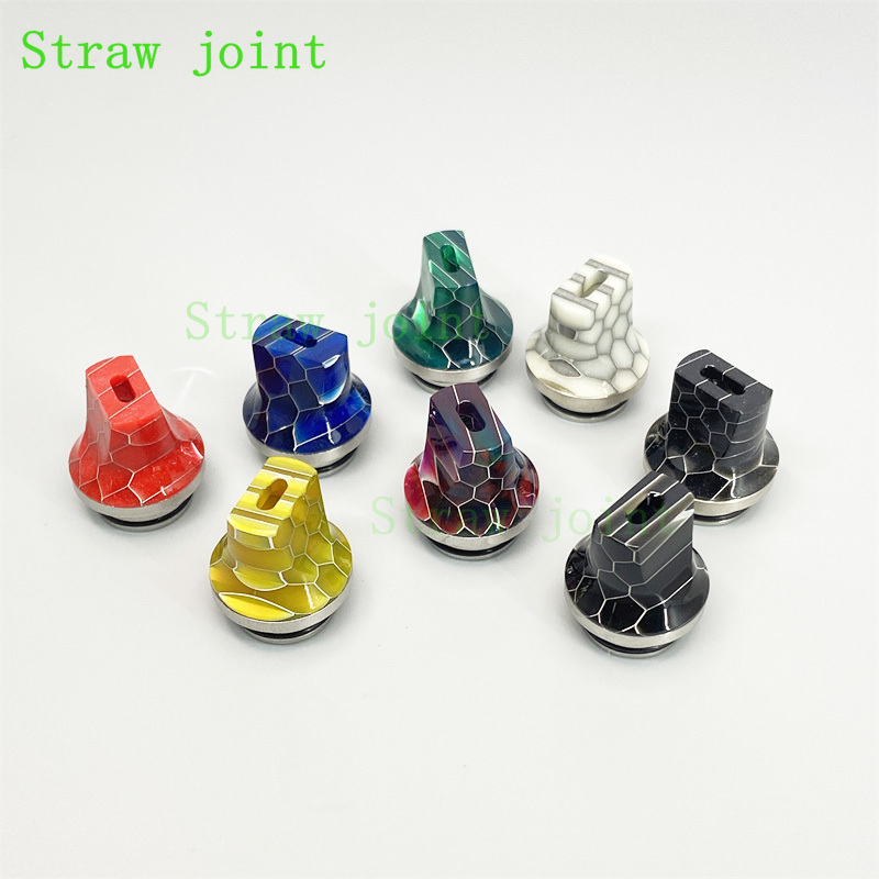 1pc 810 Flat Mouth Stainless S - Drip Tip Resin review and price