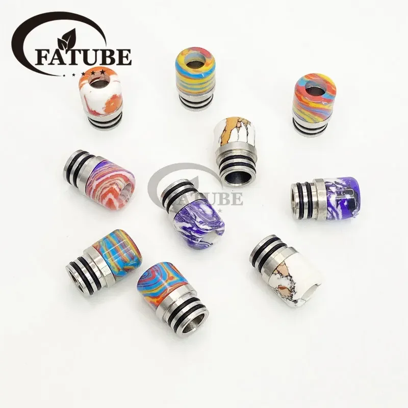 1PC/10PCS 510 Stainless Steel  - Drip Tip Resin review and price