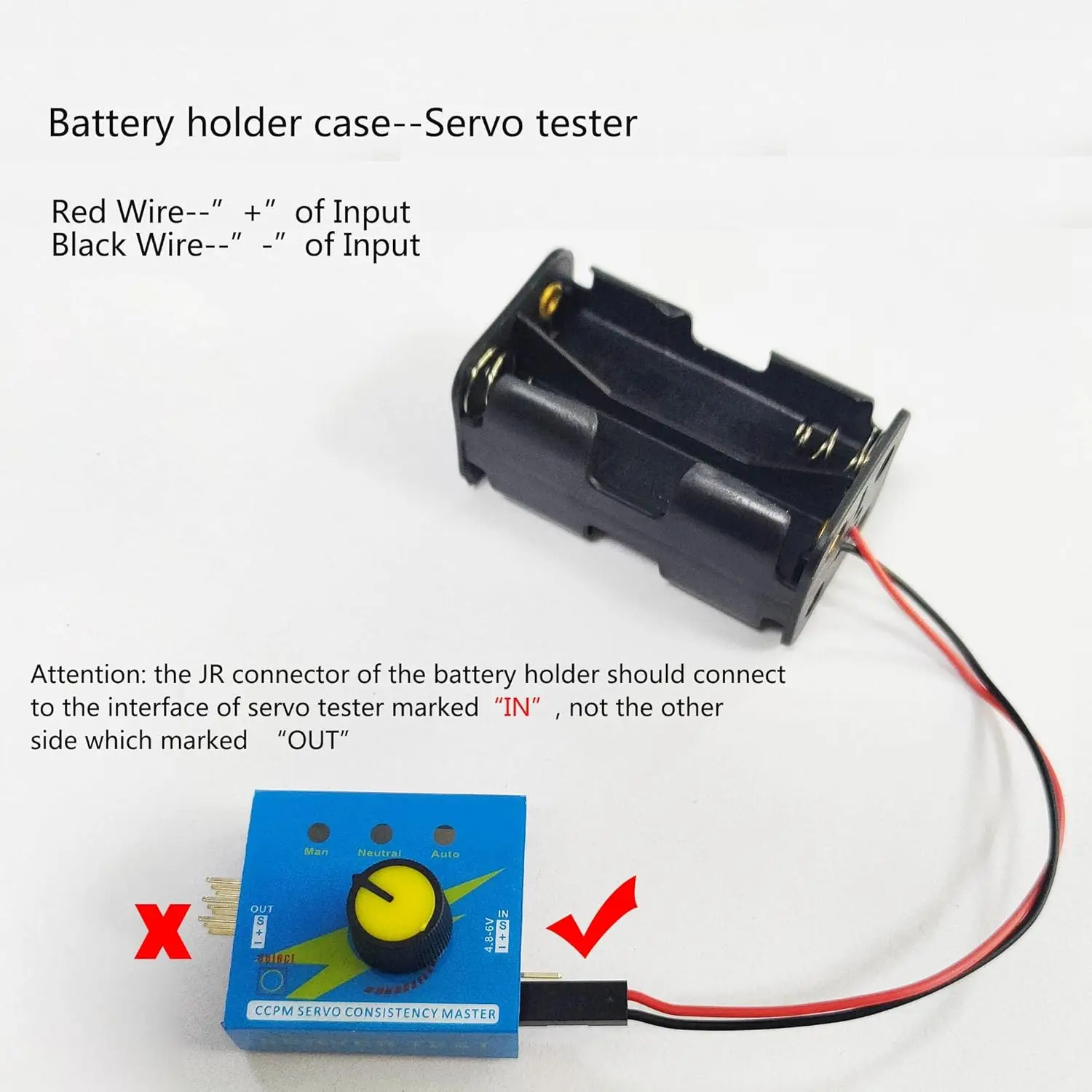 Servo Tester 3CH Digital ESC S - Battery Case Storage review and price
