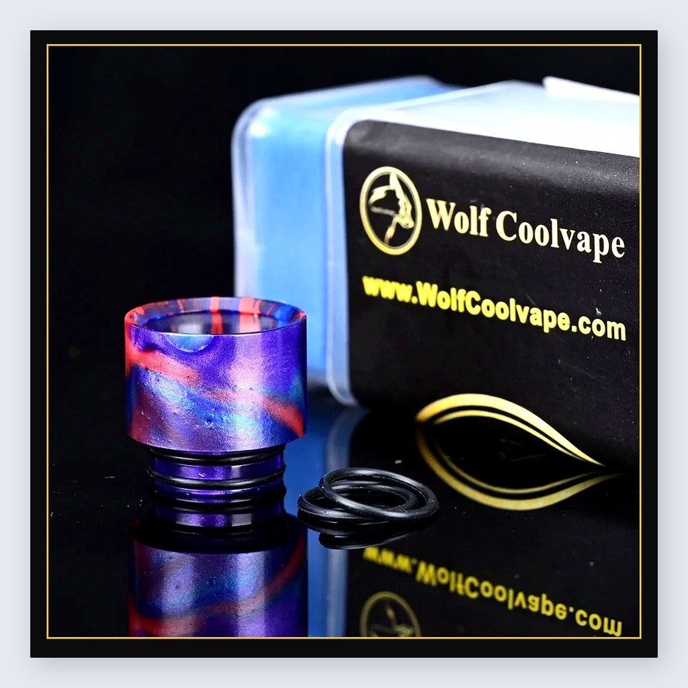 Wolfcoolvape 810 Drip Tips - S - Drip Tip Resin review and price