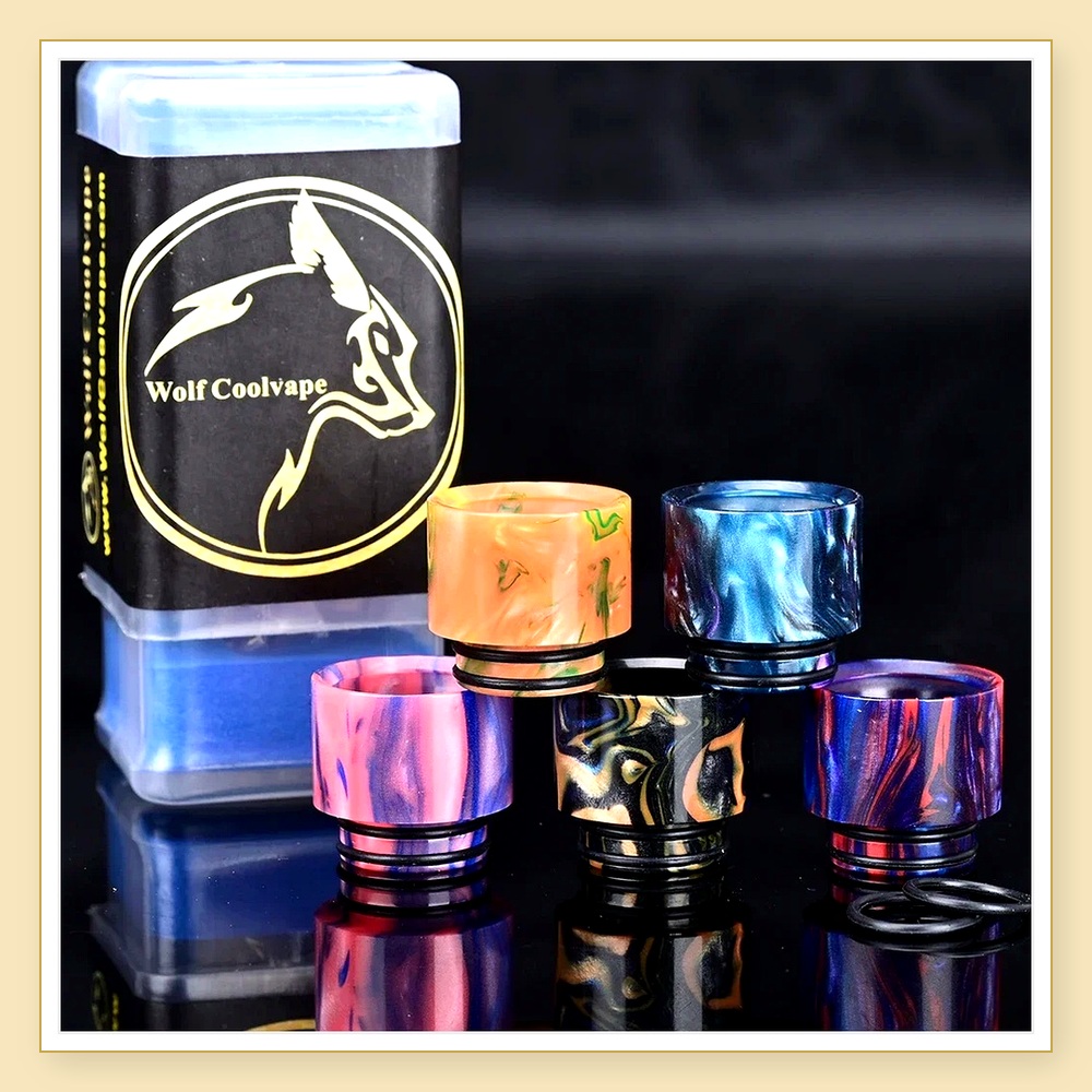 Wolfcoolvape 810 Drip Tips - S - Drip Tip Resin review and price