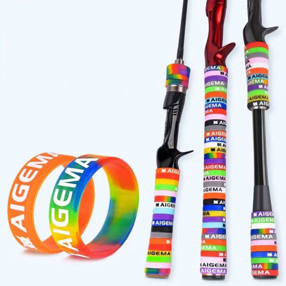 10pcs Fishing Rod Anti-skid Si - Vape Band Silicone review and price