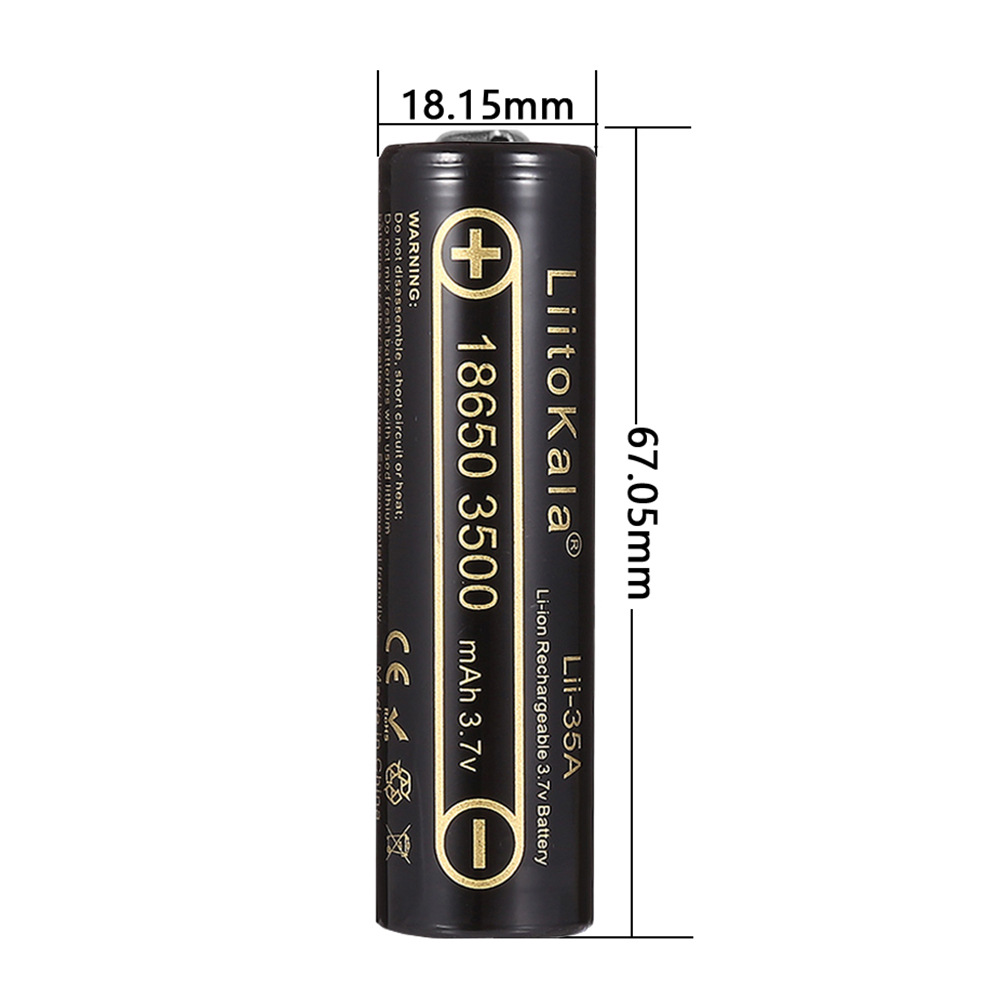 2-10pcs LiitoKala Lii-35A 1865 - Vape Battery 18650 review and price