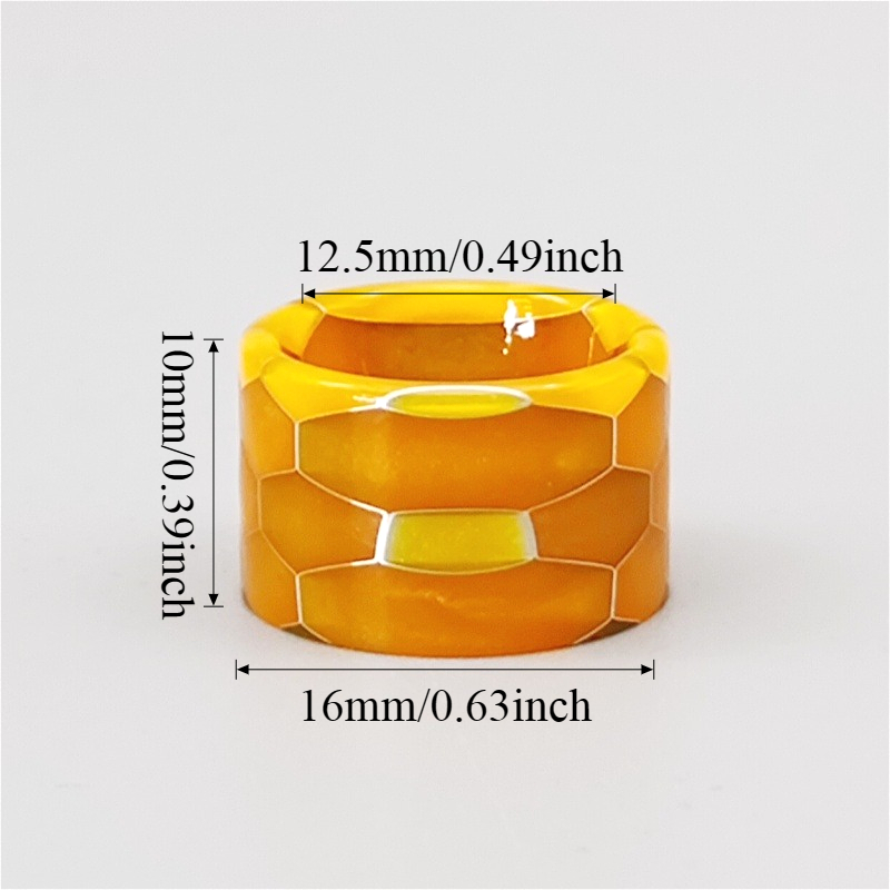 1PC Snake Skin Resin Push-in D - Drip Tip Resin review and price