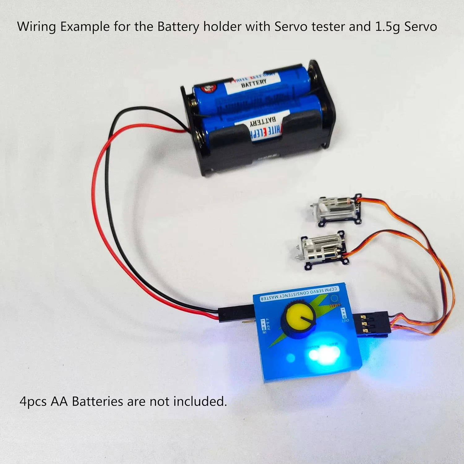 3CH Digital Servo Tester ESC S - Battery Case Storage review and price